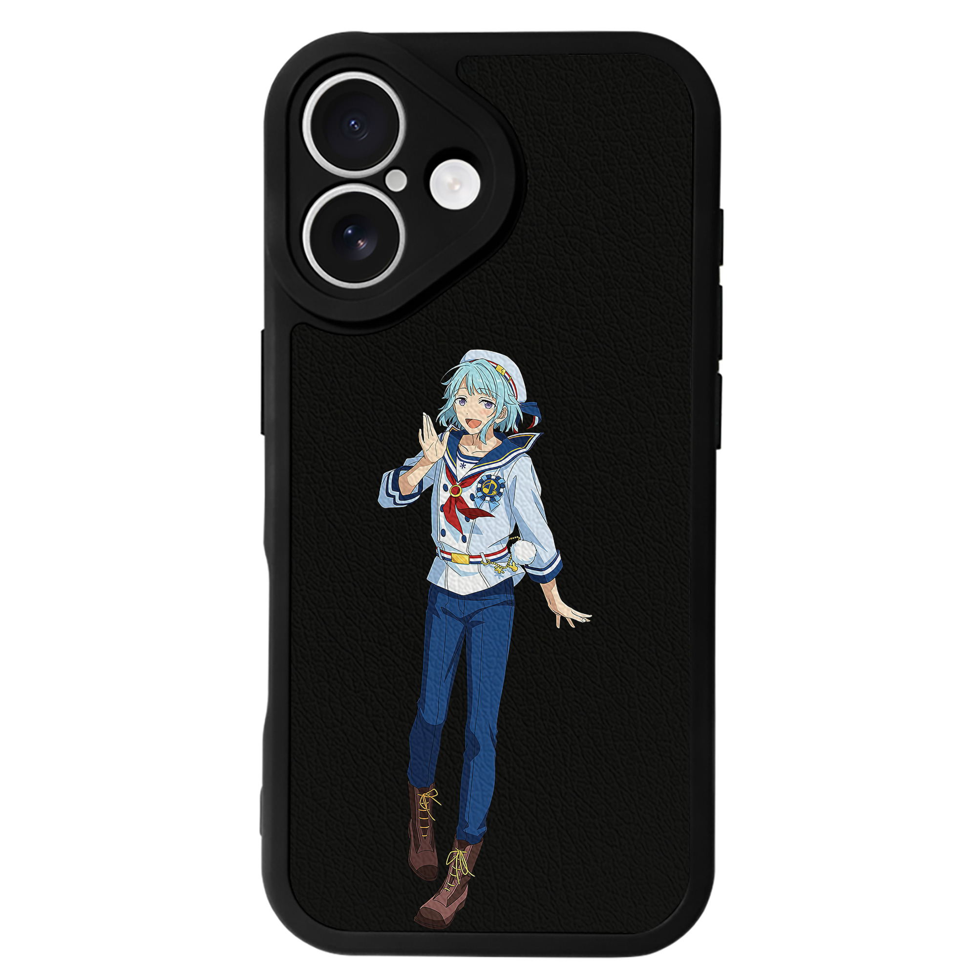 （画像用） あんさんぶるスターズ! Ensemble Stars 【iPhone 16シリーズ対応】シリコンスマホケース（レザー調） 材質：シリコン